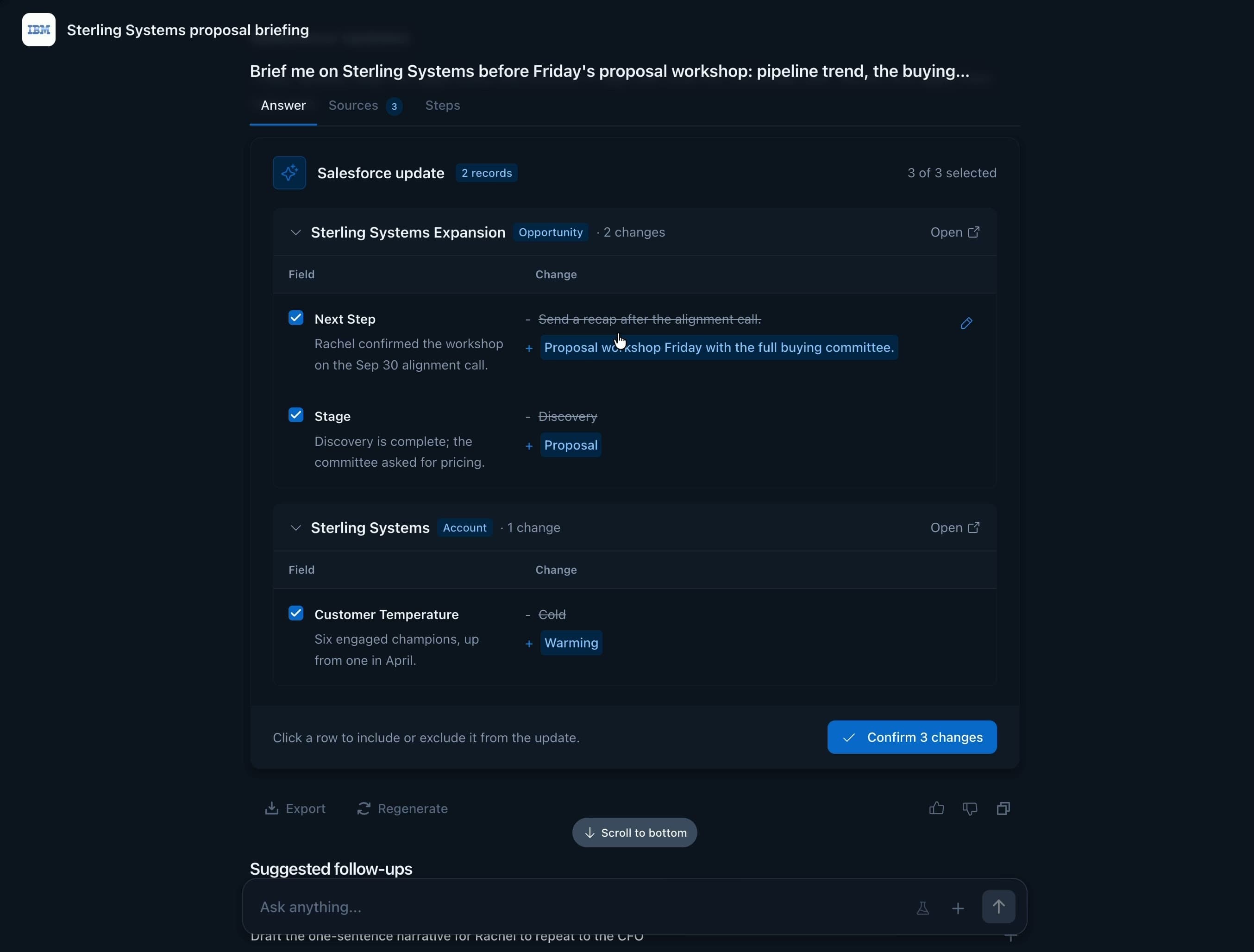 Salesforce update form